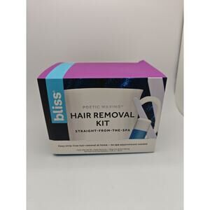 Brand new bliss Poetic Waxing Straight From The Spa Hair Removal Kit - 5.3 Oz